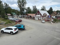 View from our room of one side of the quaint town.