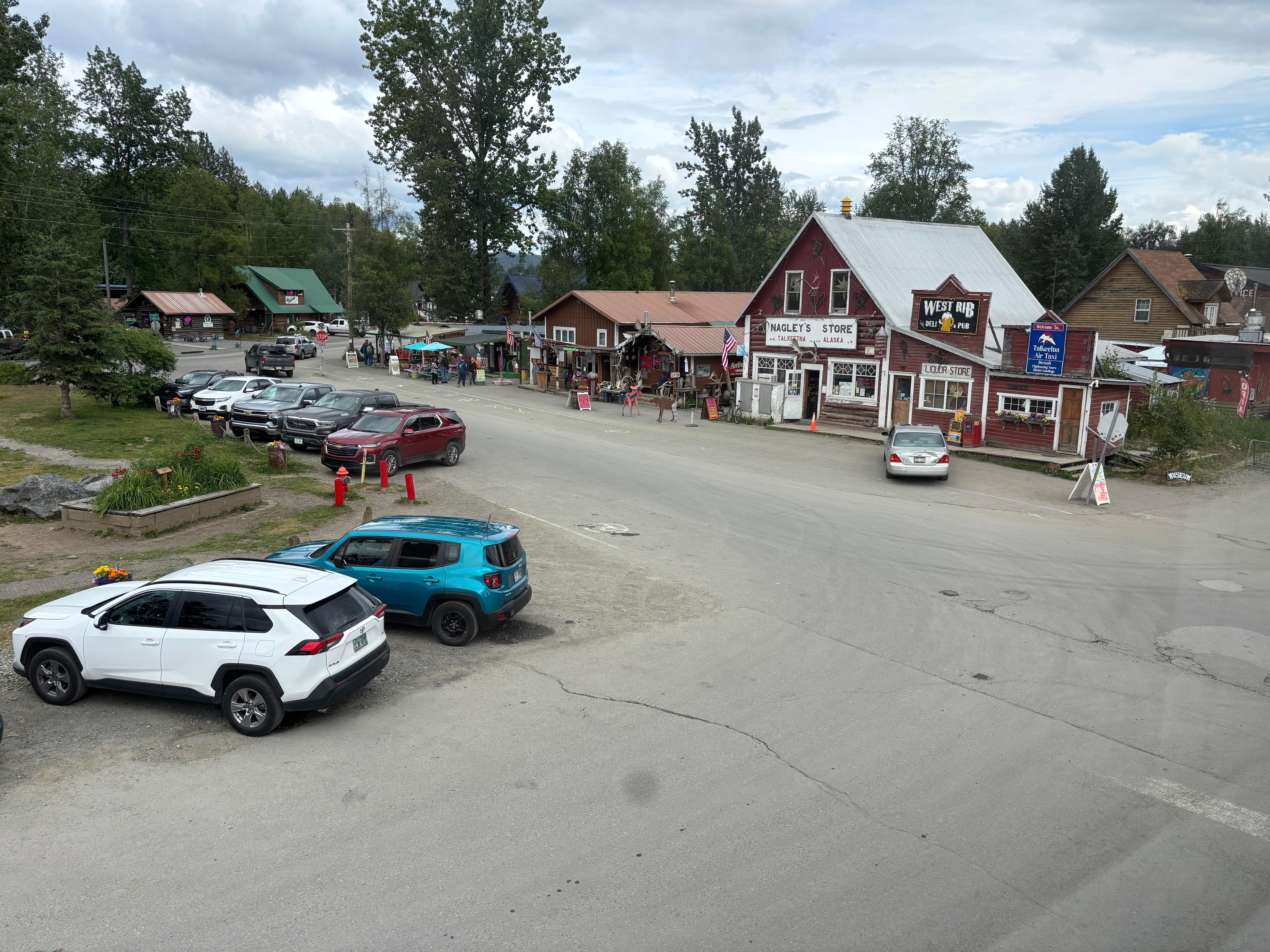 View from our room of one side of the quaint town.