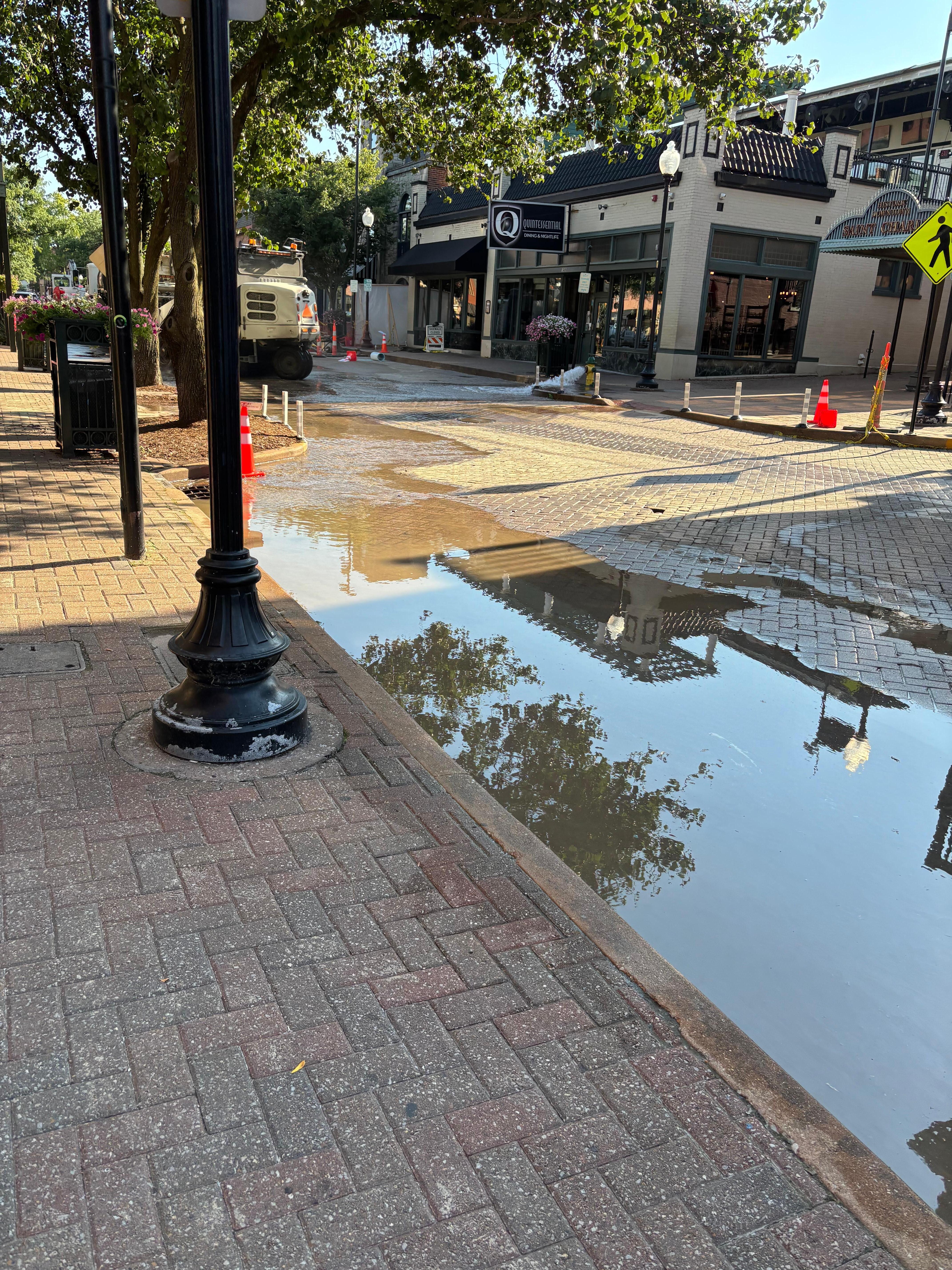 Water main break