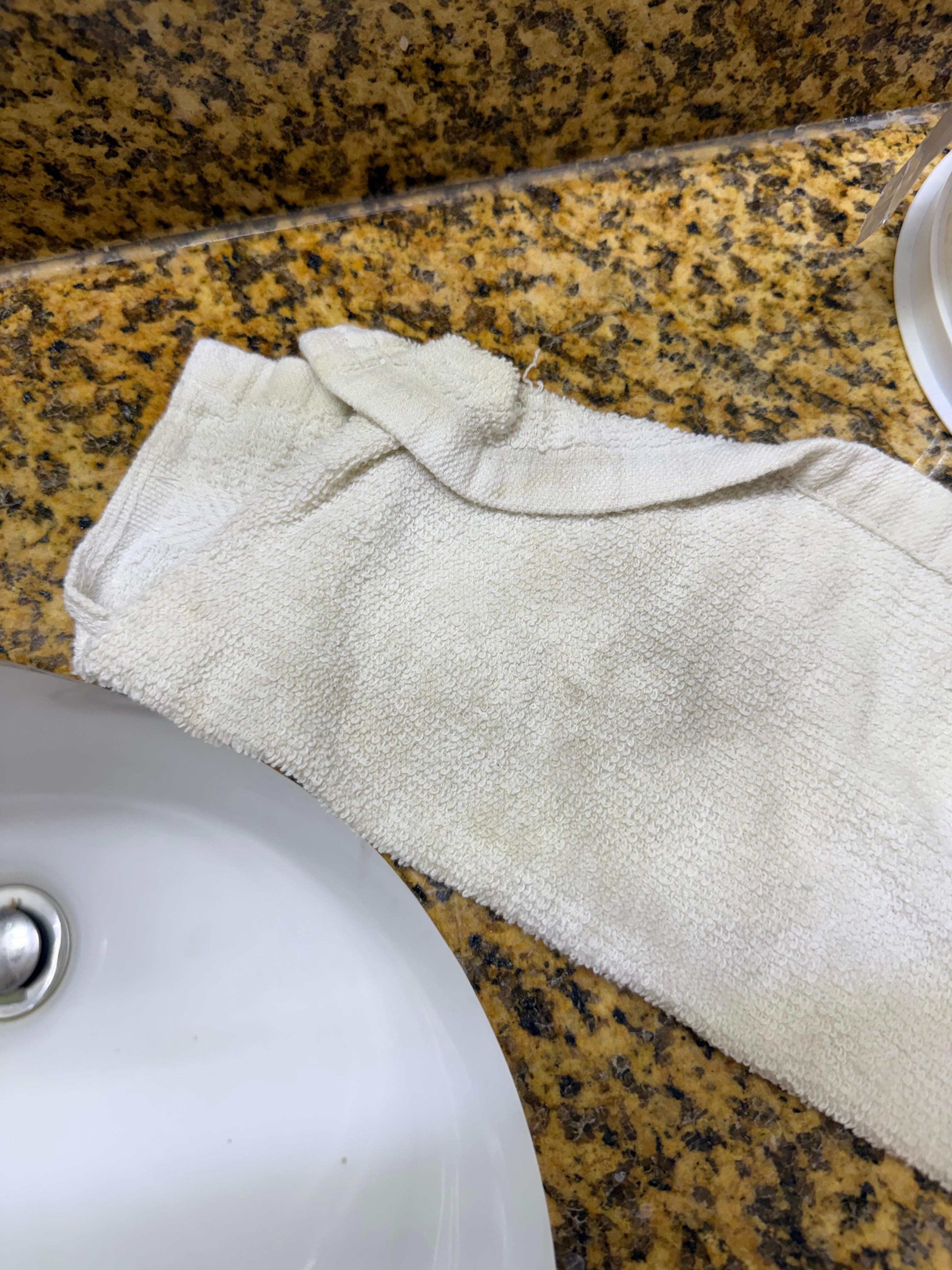 clean stain towels j