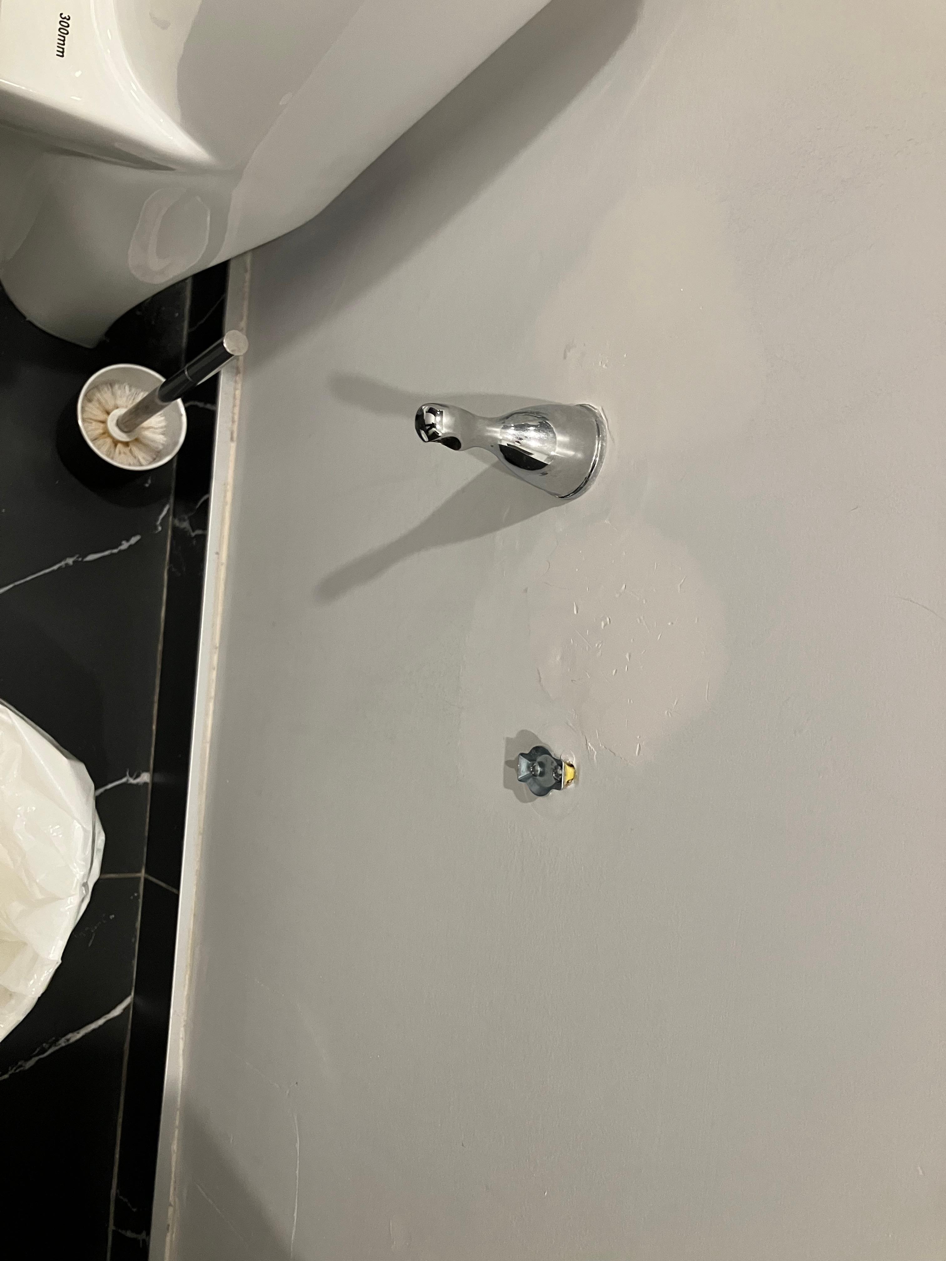 Toilet roll dispenser broken