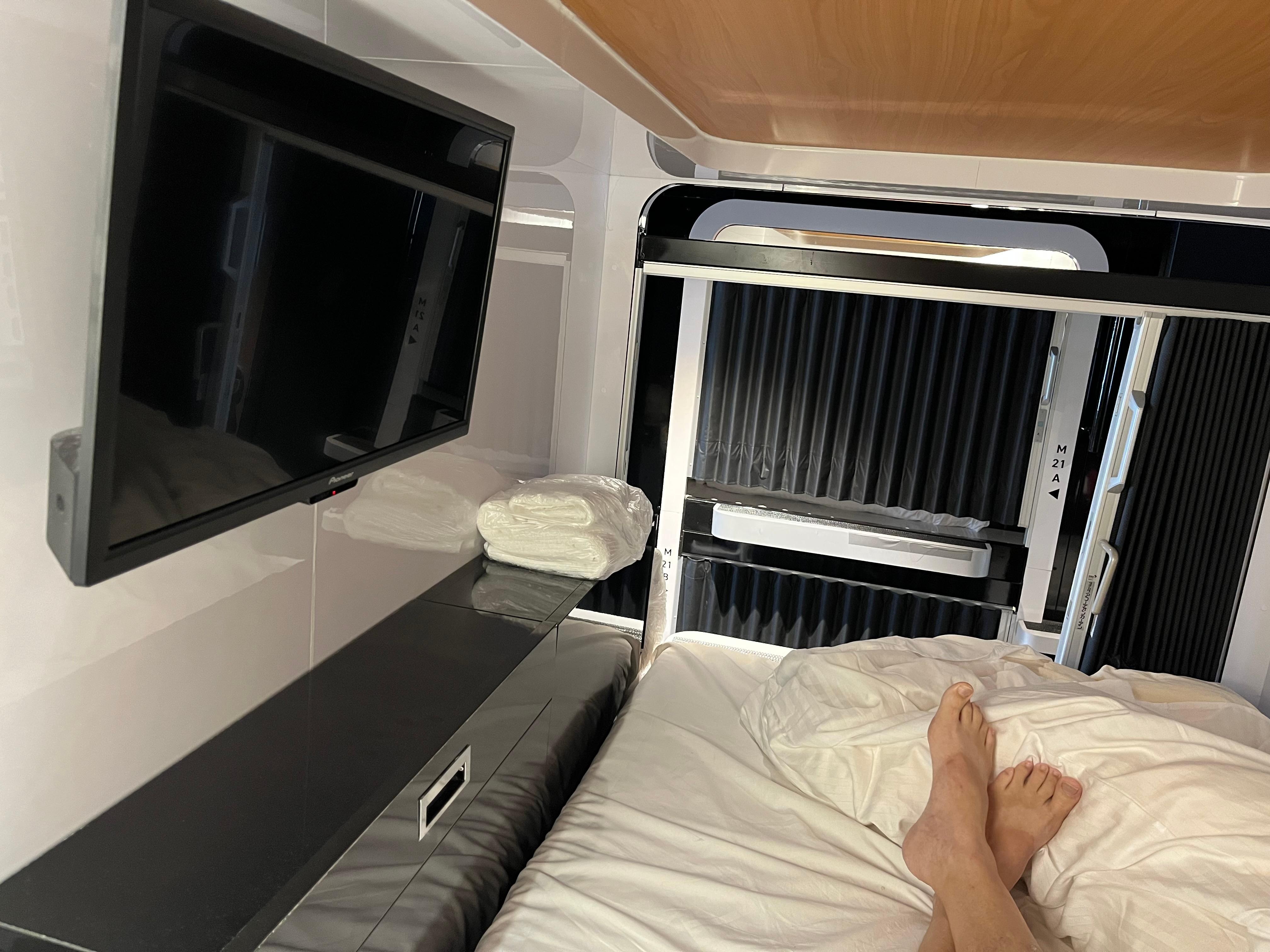 The facility has wifi, so I spent some time watching videos on my iPad, with headphones on.