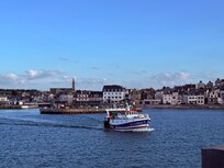 The pier is just a few minutes walk from the house.