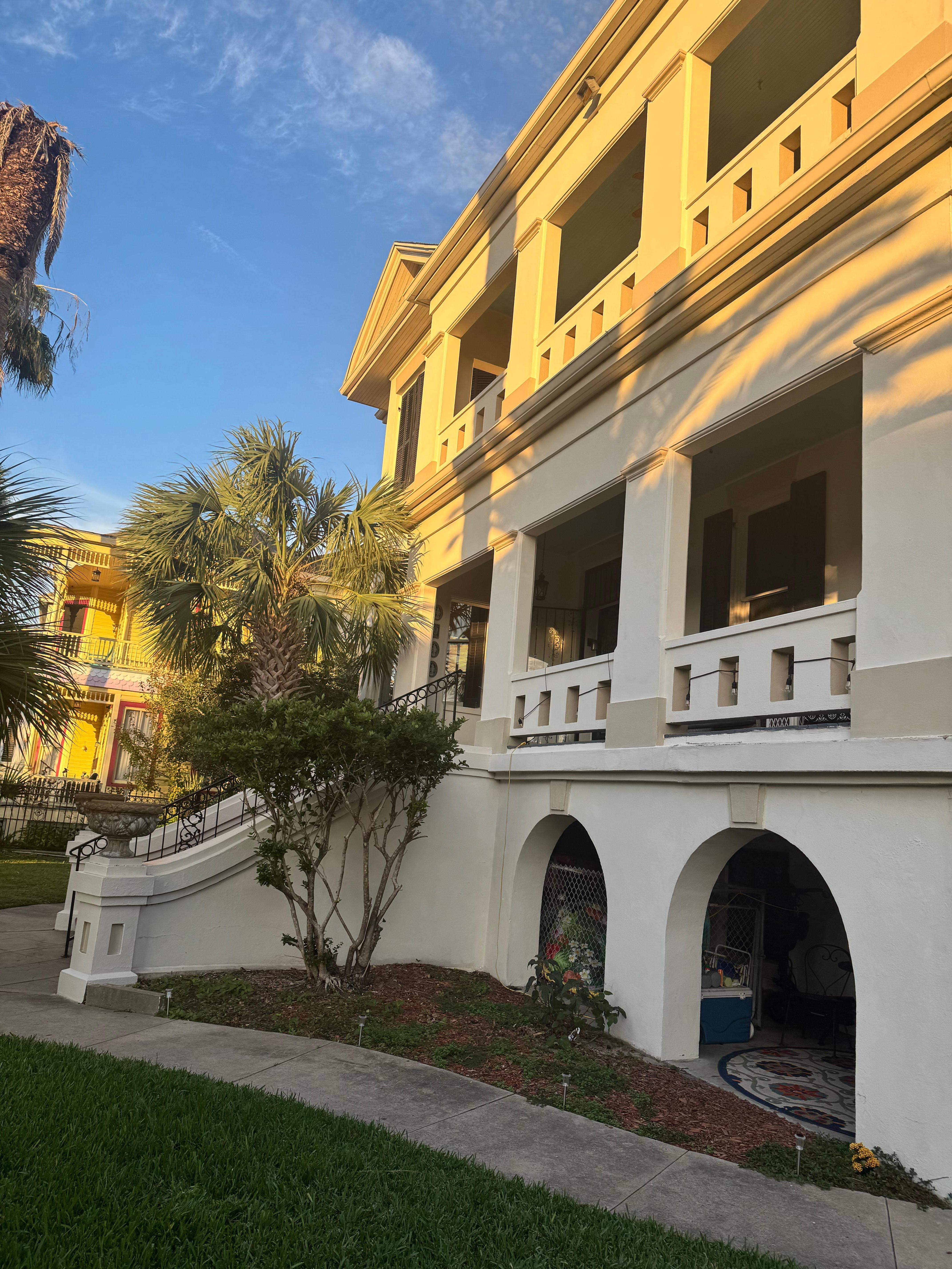 View of front from side yard 