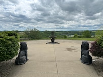 The spectacular view from the front door.