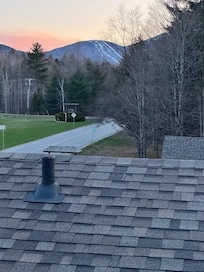 View of Jay Peak slopes from 3rd floor, unit 15