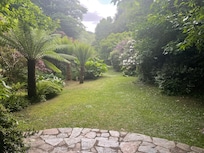 The gardens on the walk down to the sea