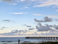 The pier thats in walking distance.