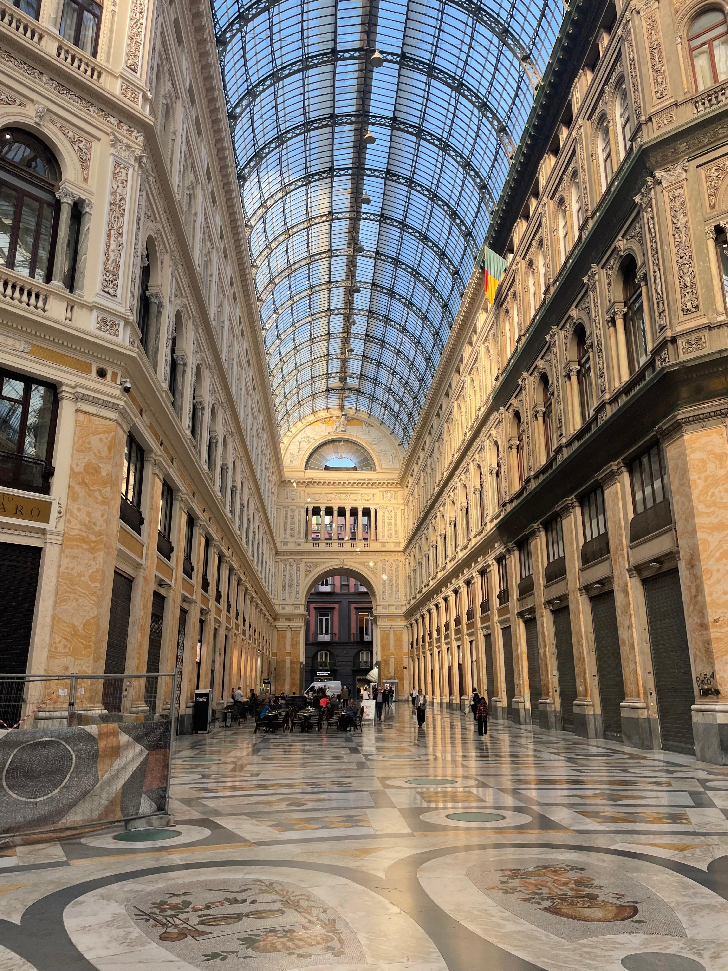 Galleria Umberto where hotel was