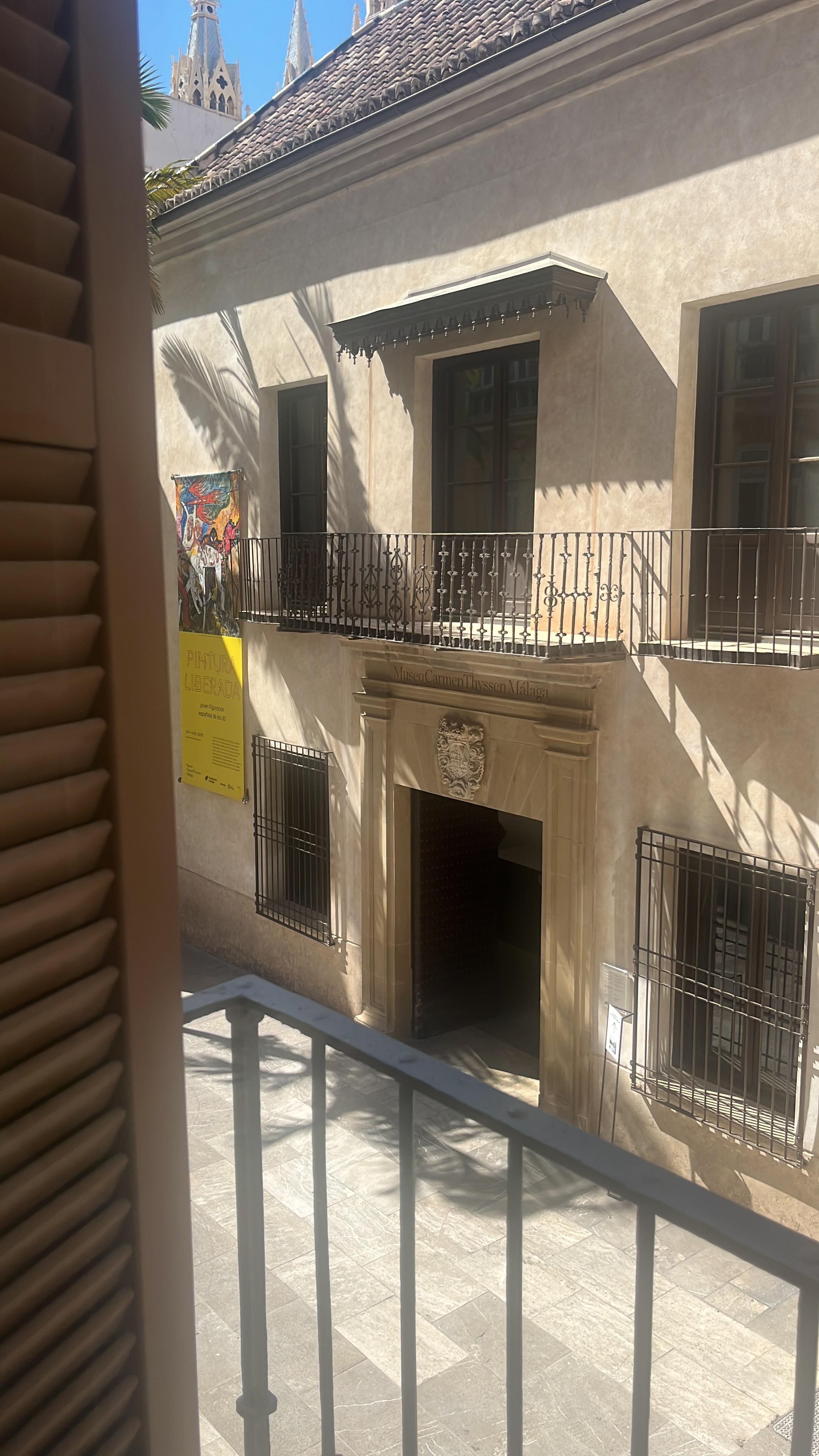 The Thyssen Museum from the apartment window