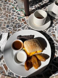 Traditional Guatemalan breakfast