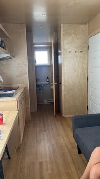 Kitchen toward bath