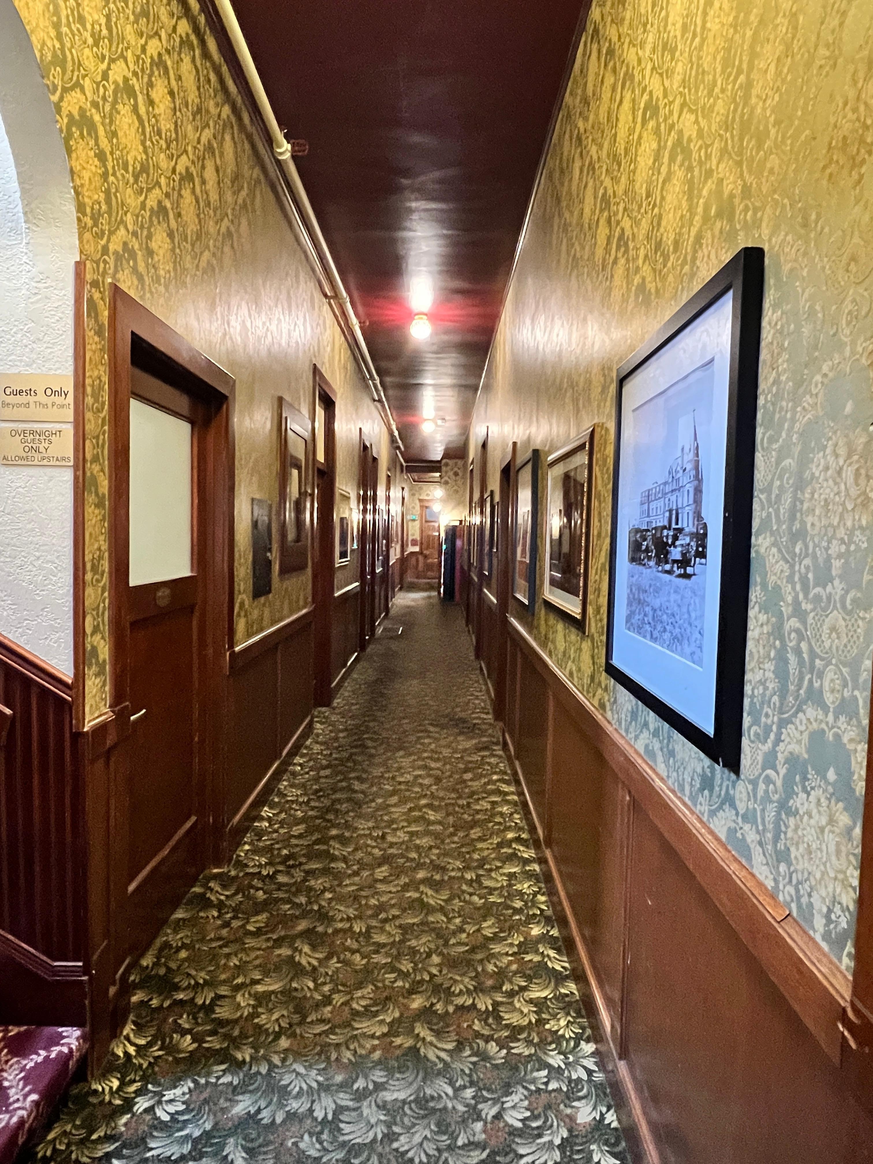 Hallway to rooms