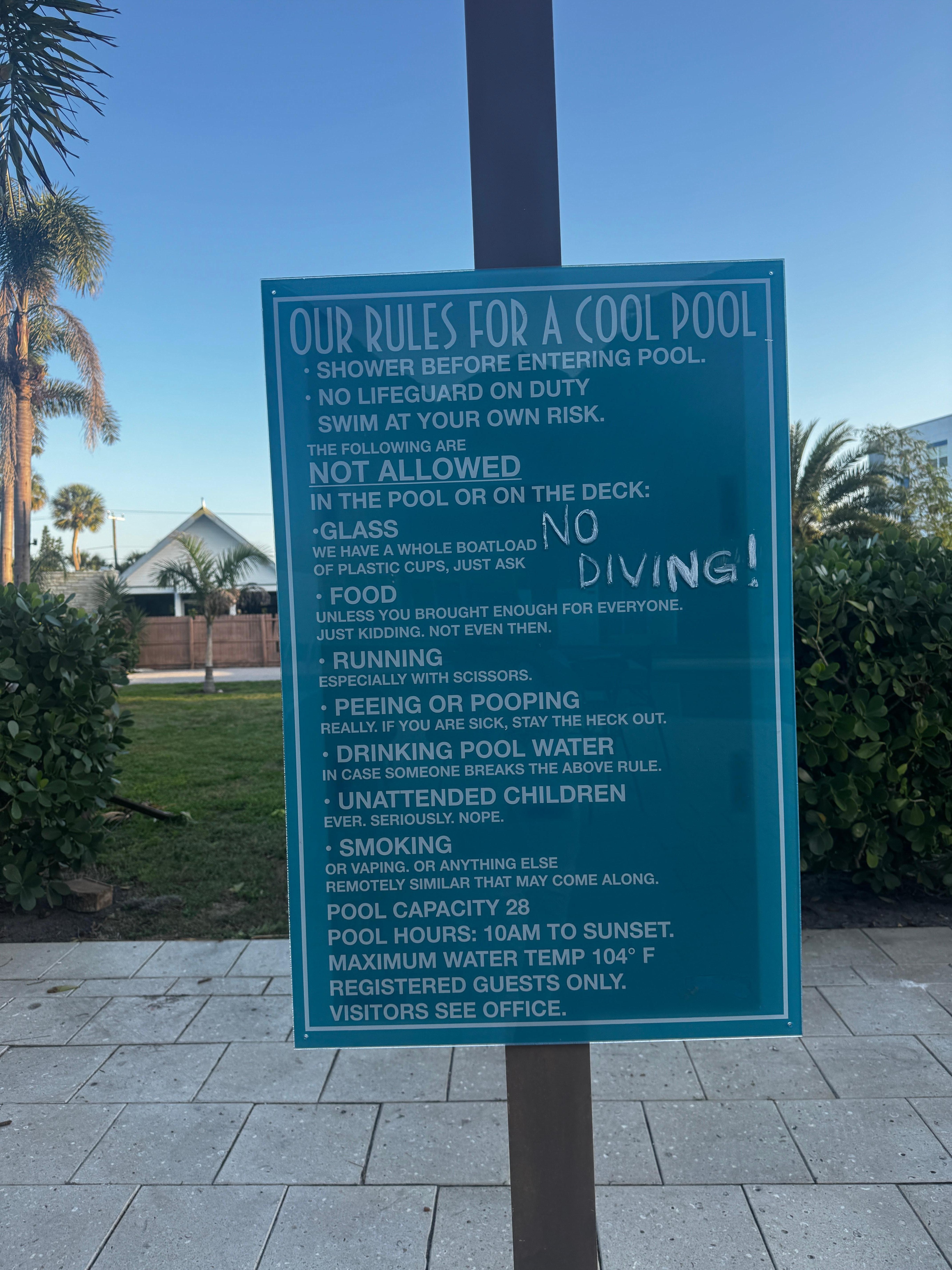 Pool rules