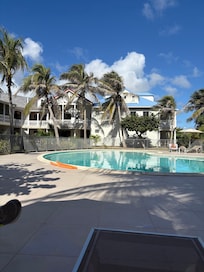 Pool view from the balcony