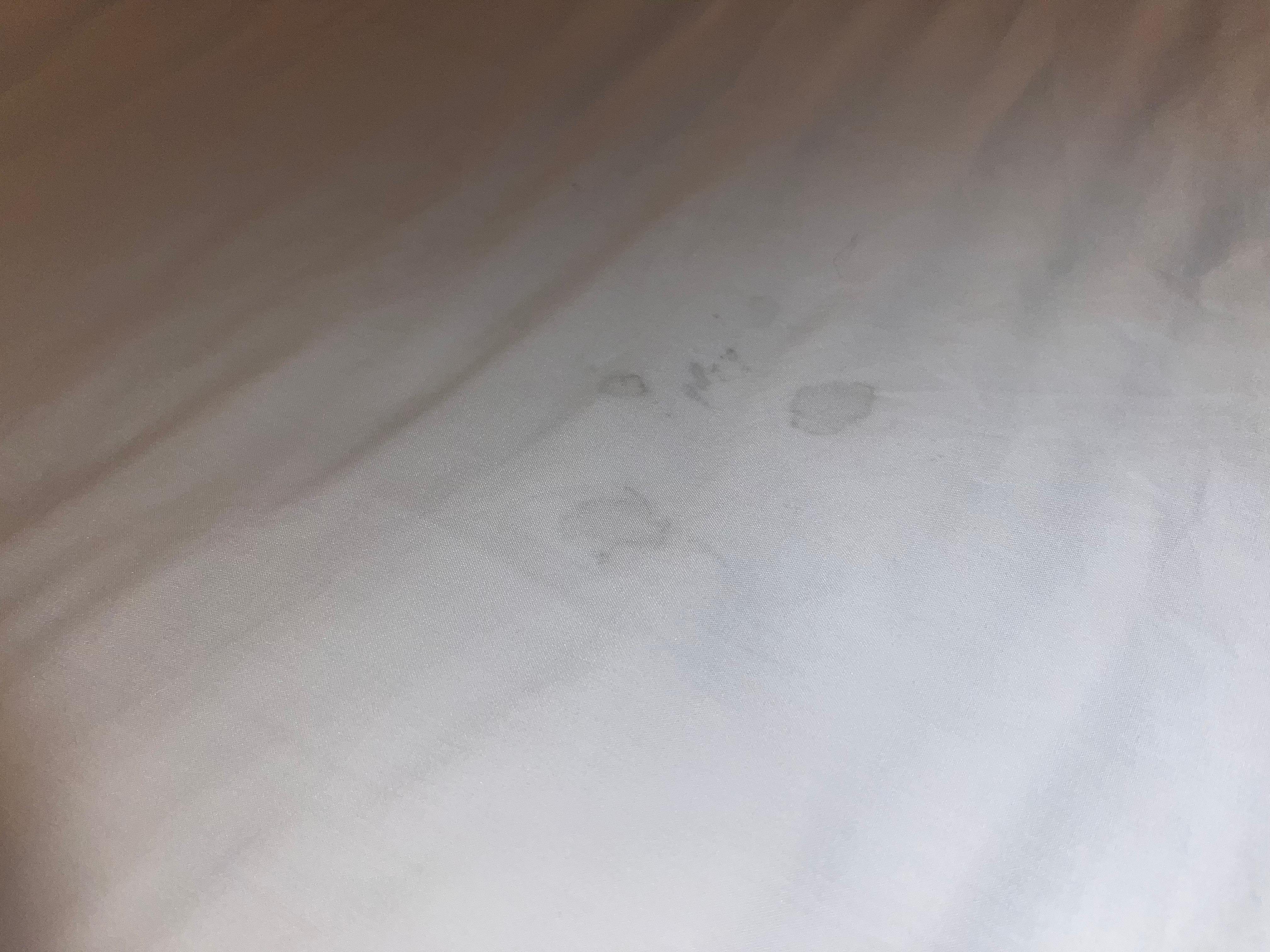 Stains on sheets