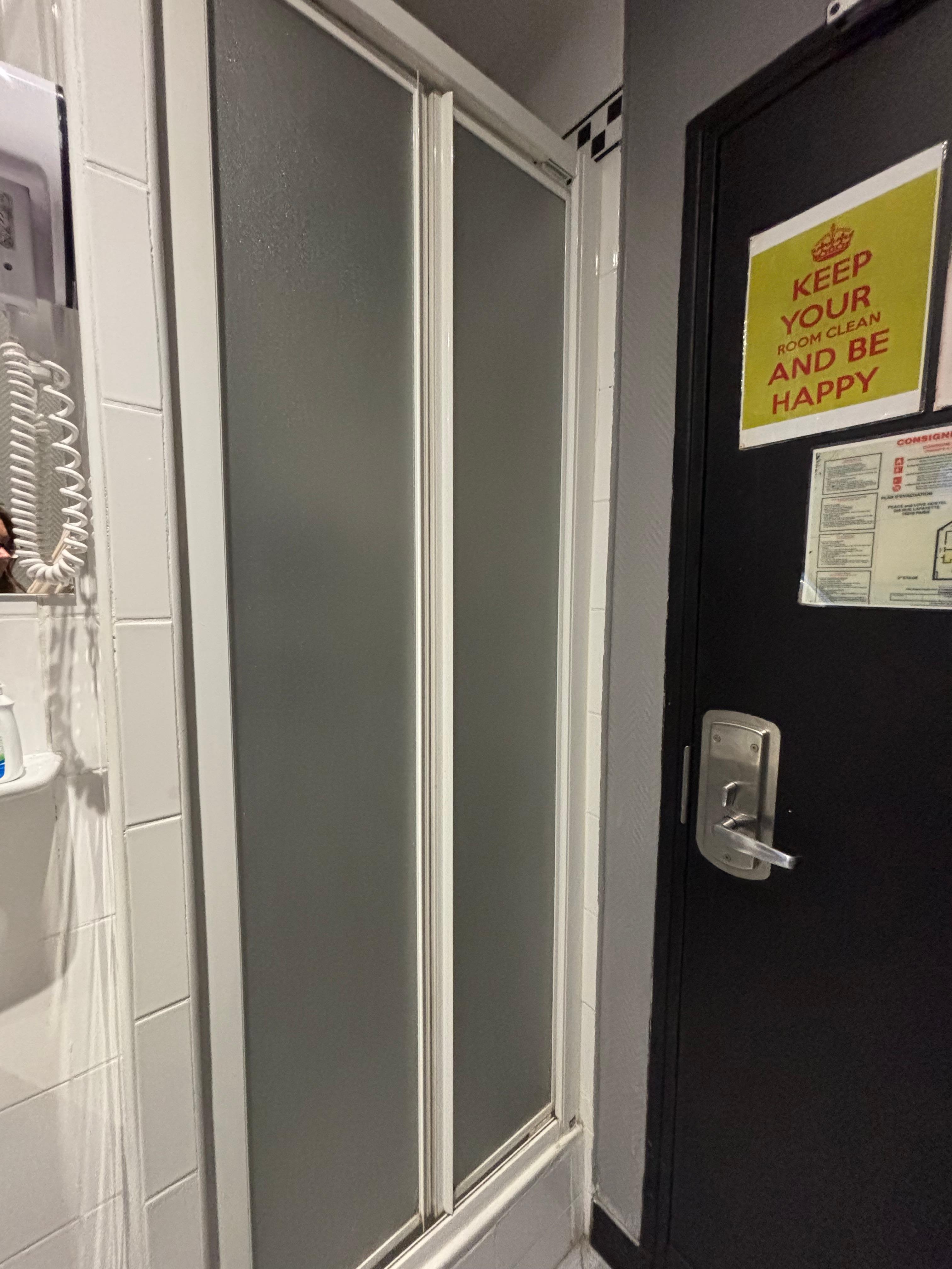 Shower in room