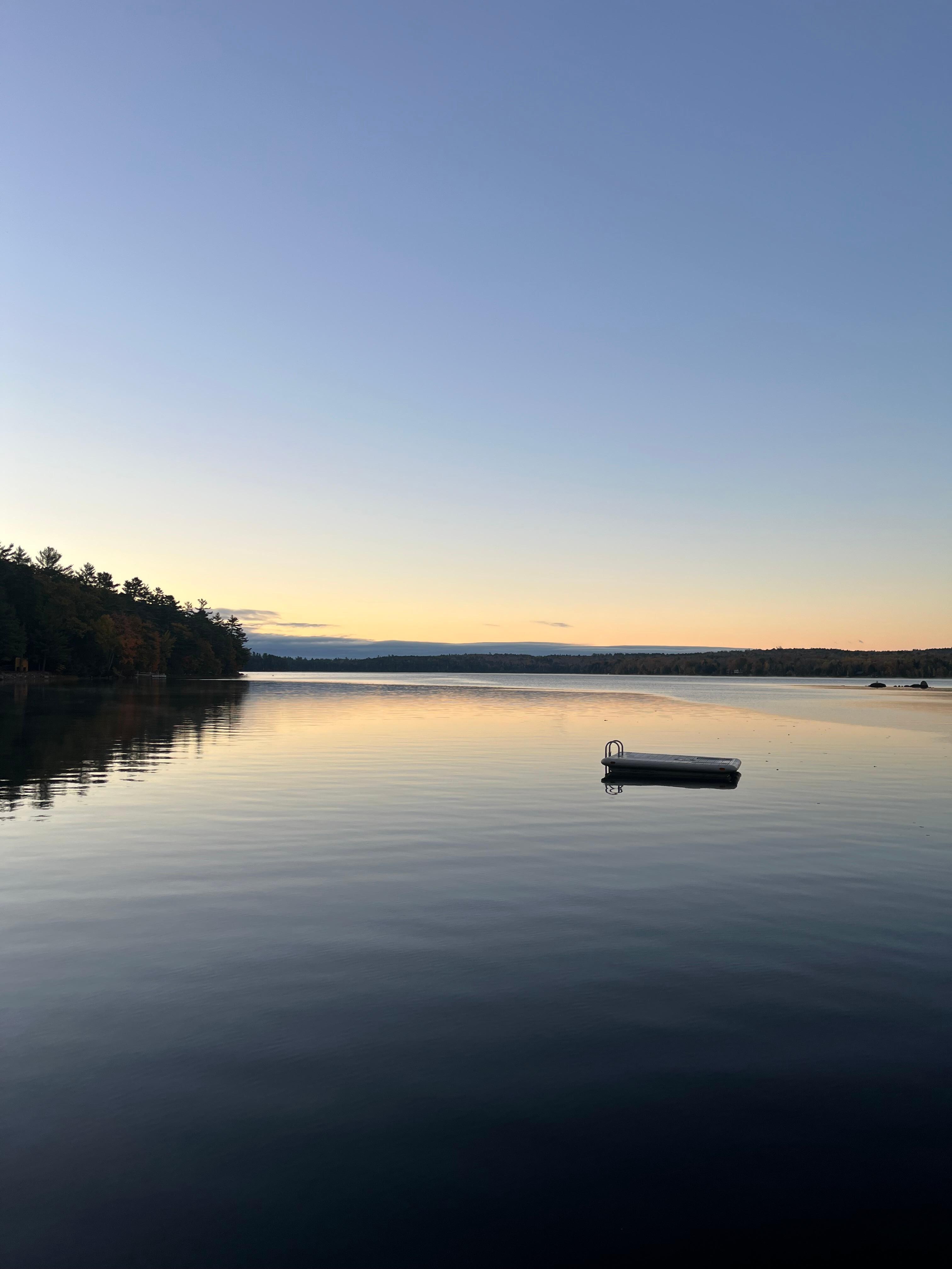 Sunrise over the lake!
