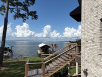 View of Dock from the driveway
