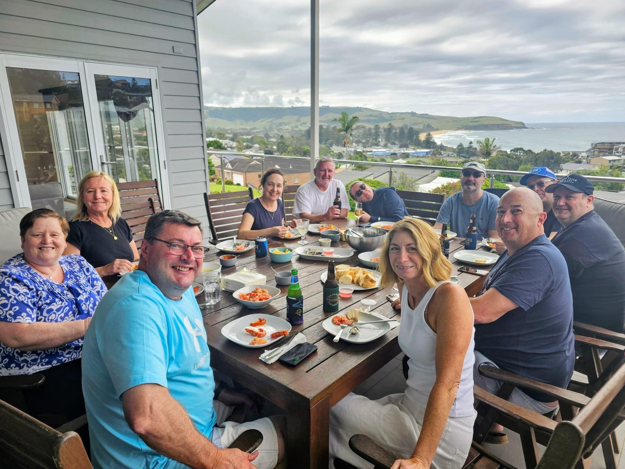 Great lunch spot (front deck)