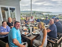 Great lunch spot (front deck)