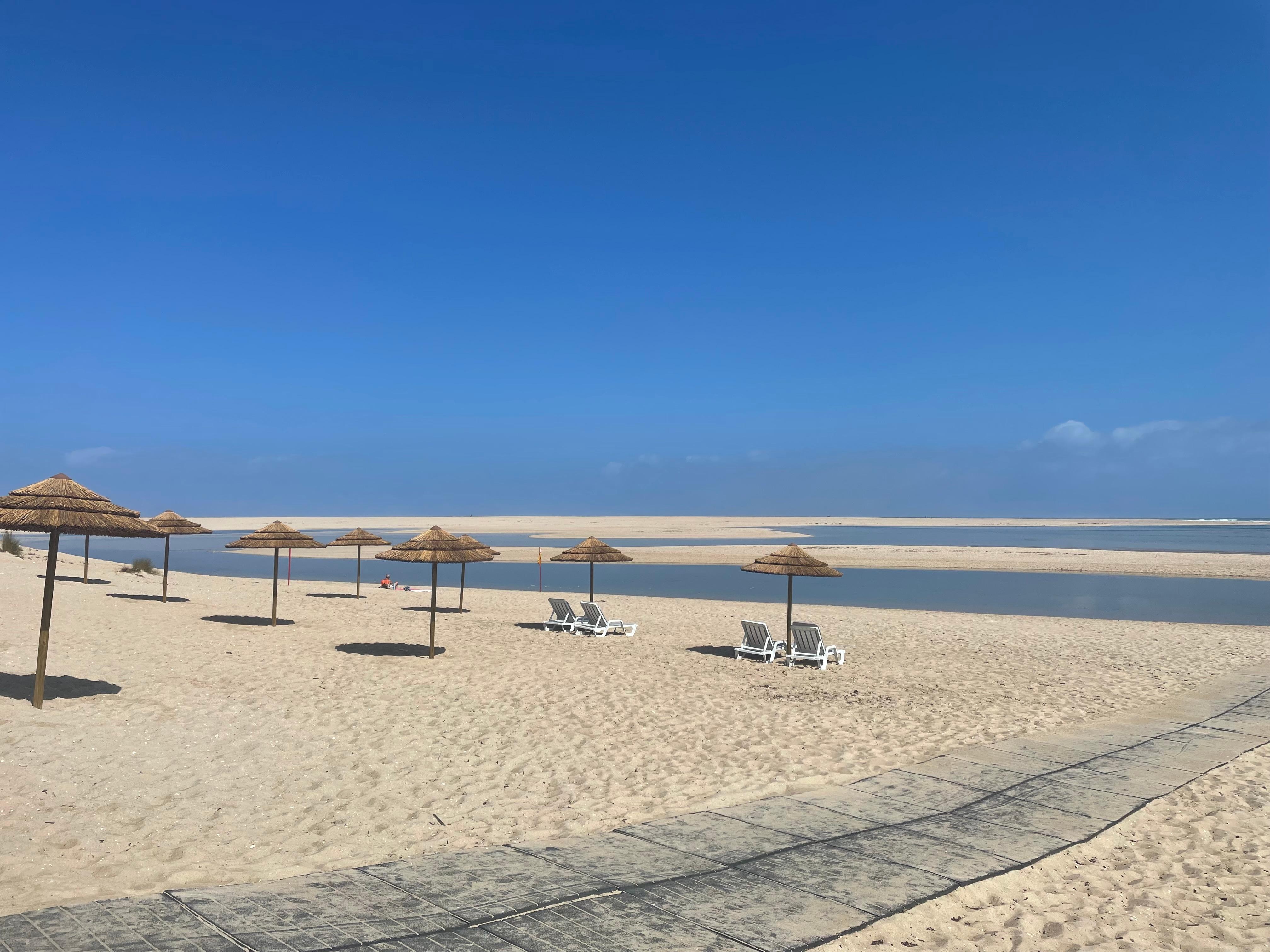 Amazing beach where you can relax or walk out to the Atlantic waves