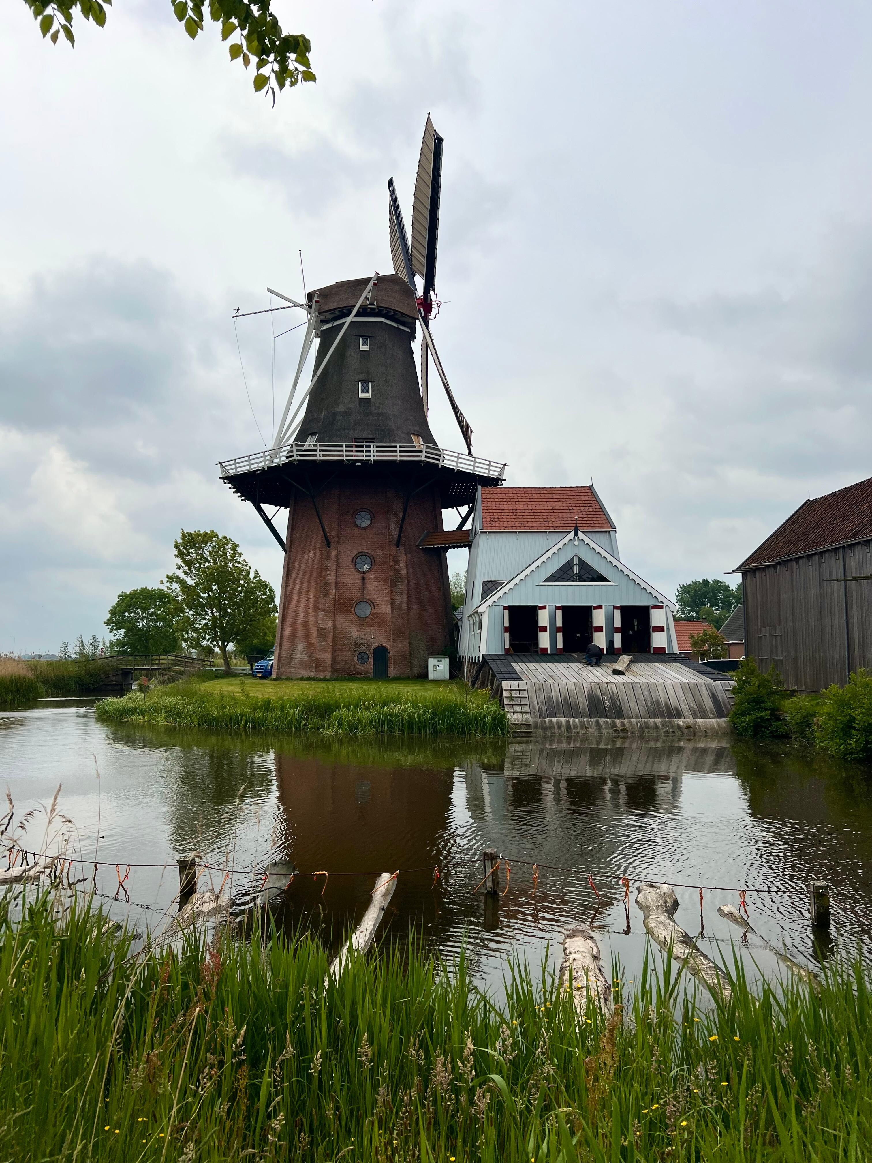 De molen die je kunt bezoeken en waar je meel kunt kopen 