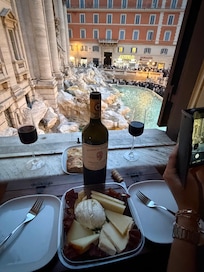 View out the living room window