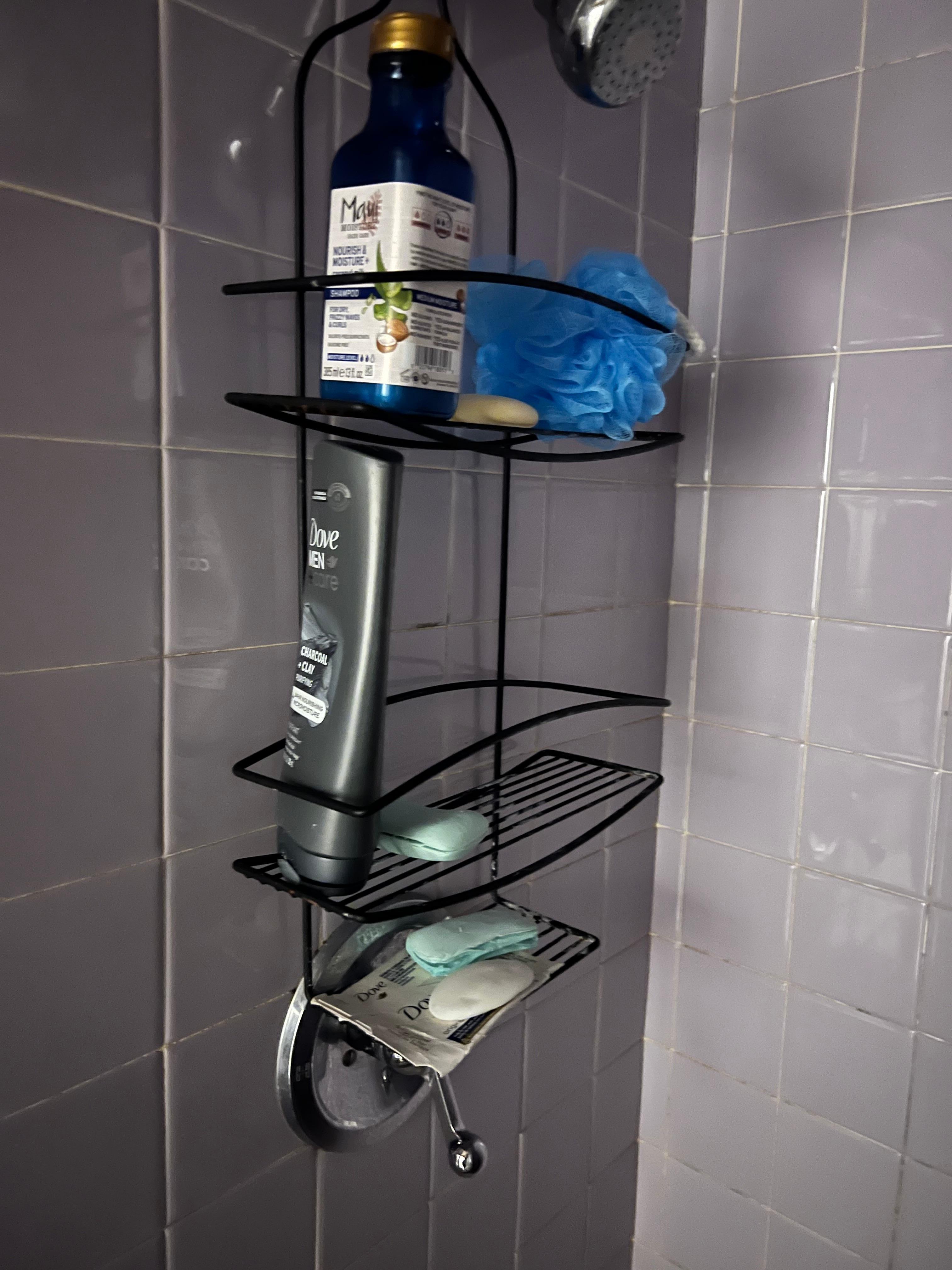 Used personal hygiene in the shower that was there when we arrived
