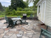 Fire pit available in the back yard