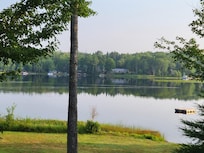 The loons in the morning.