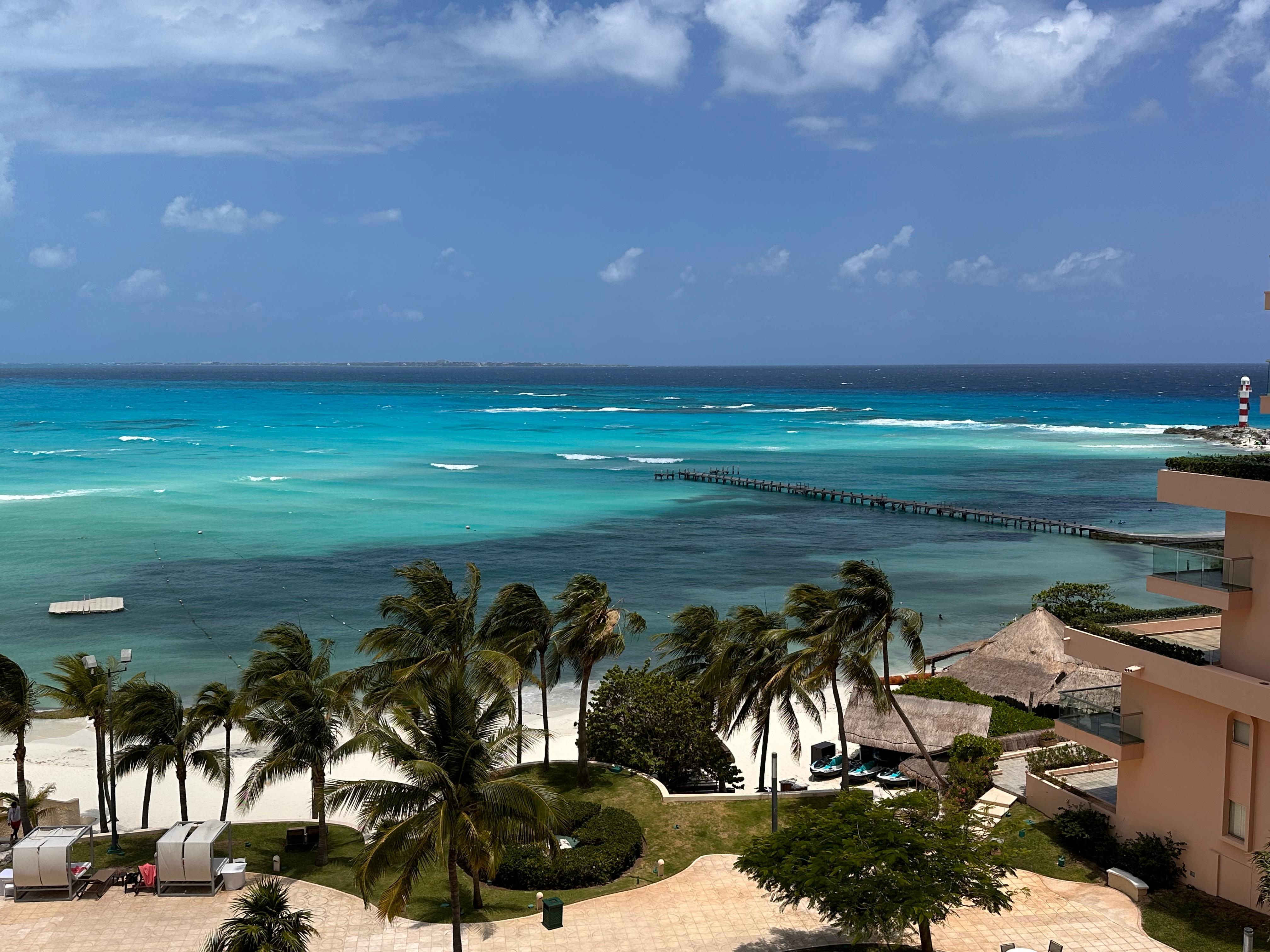 The colors of the water are incredible