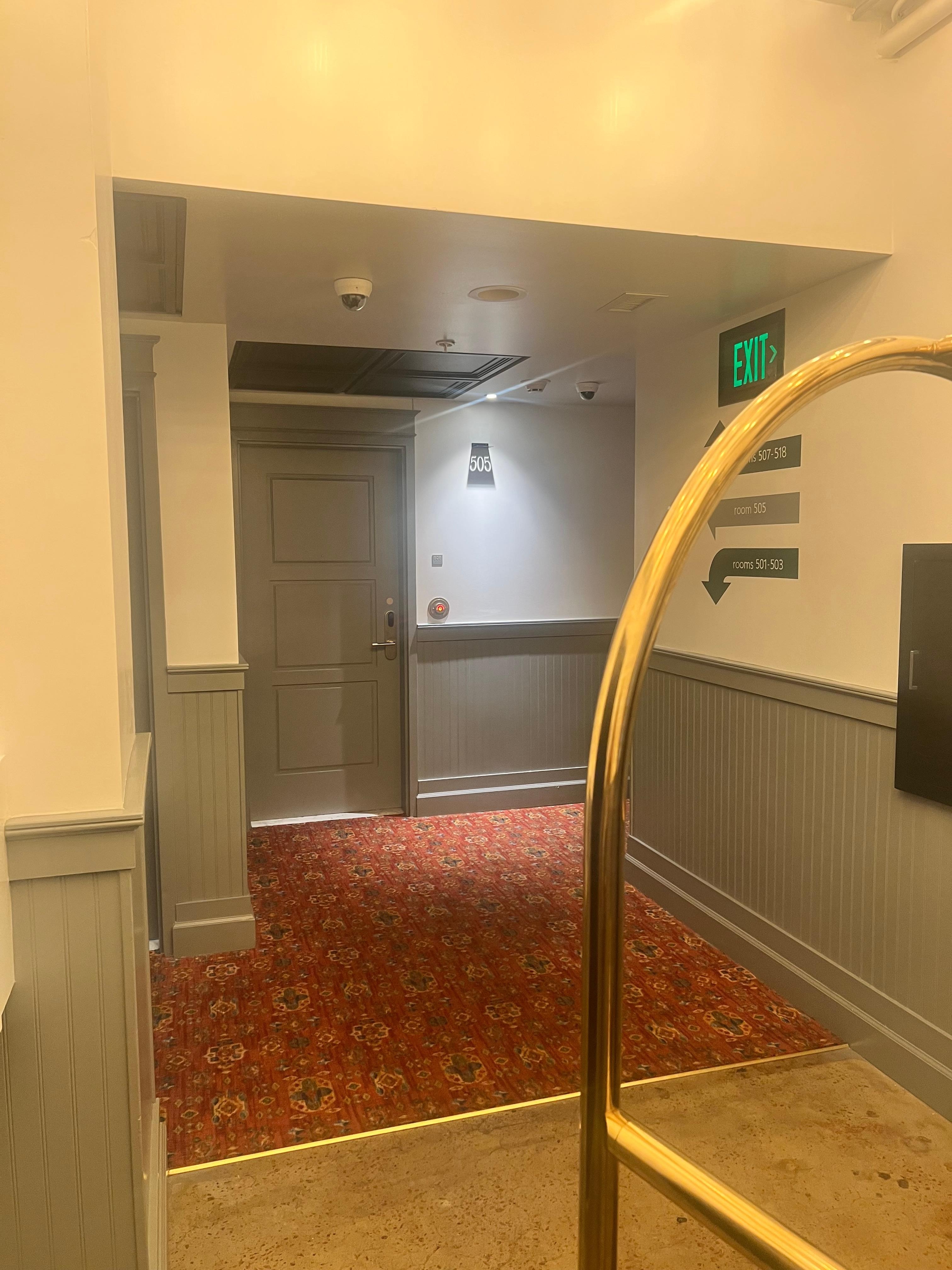 Hall way from elivator