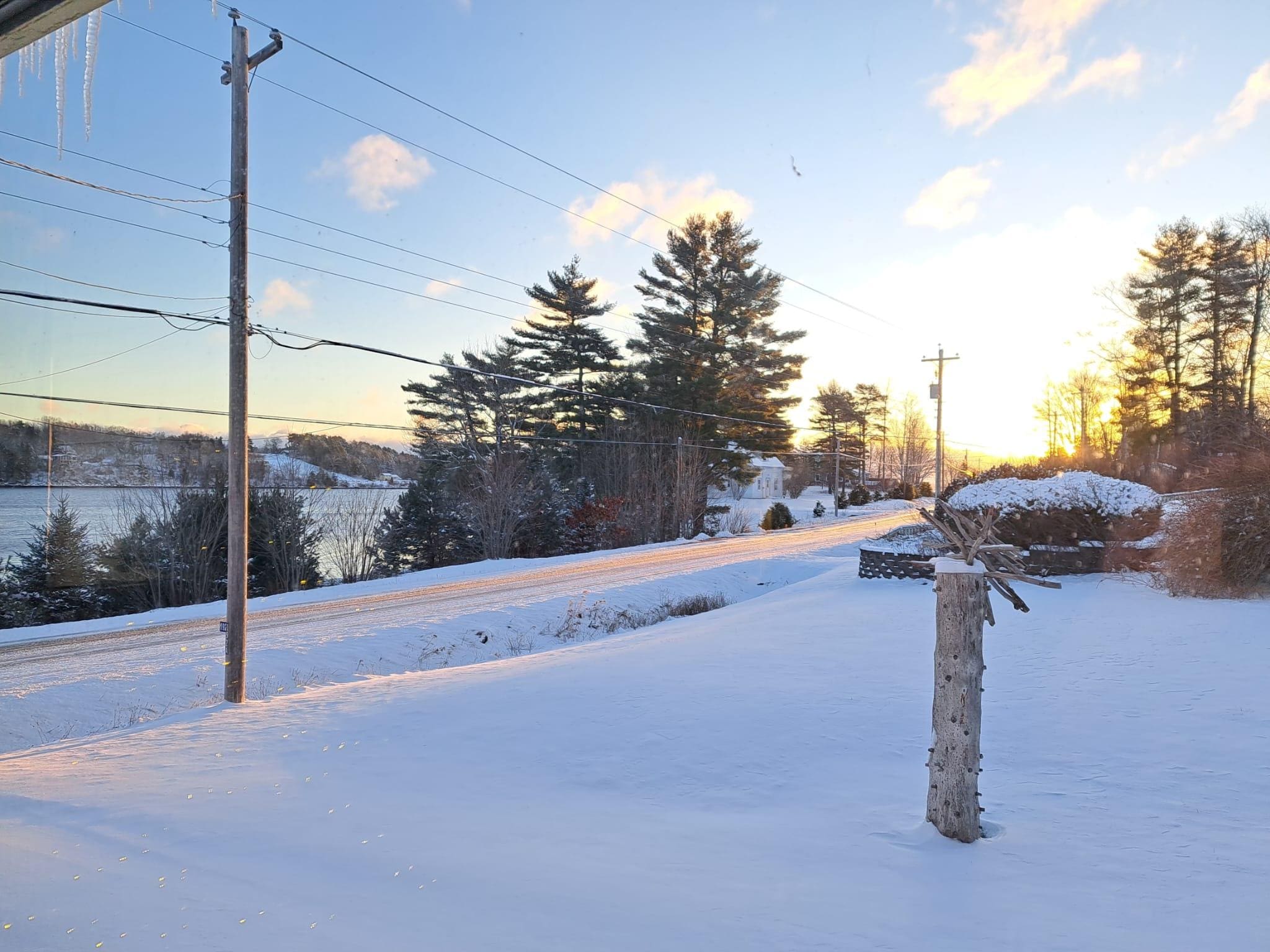 am zweiten Weihnachtstag durften wir uns dann sogar über weiße Weihnachten freuen!