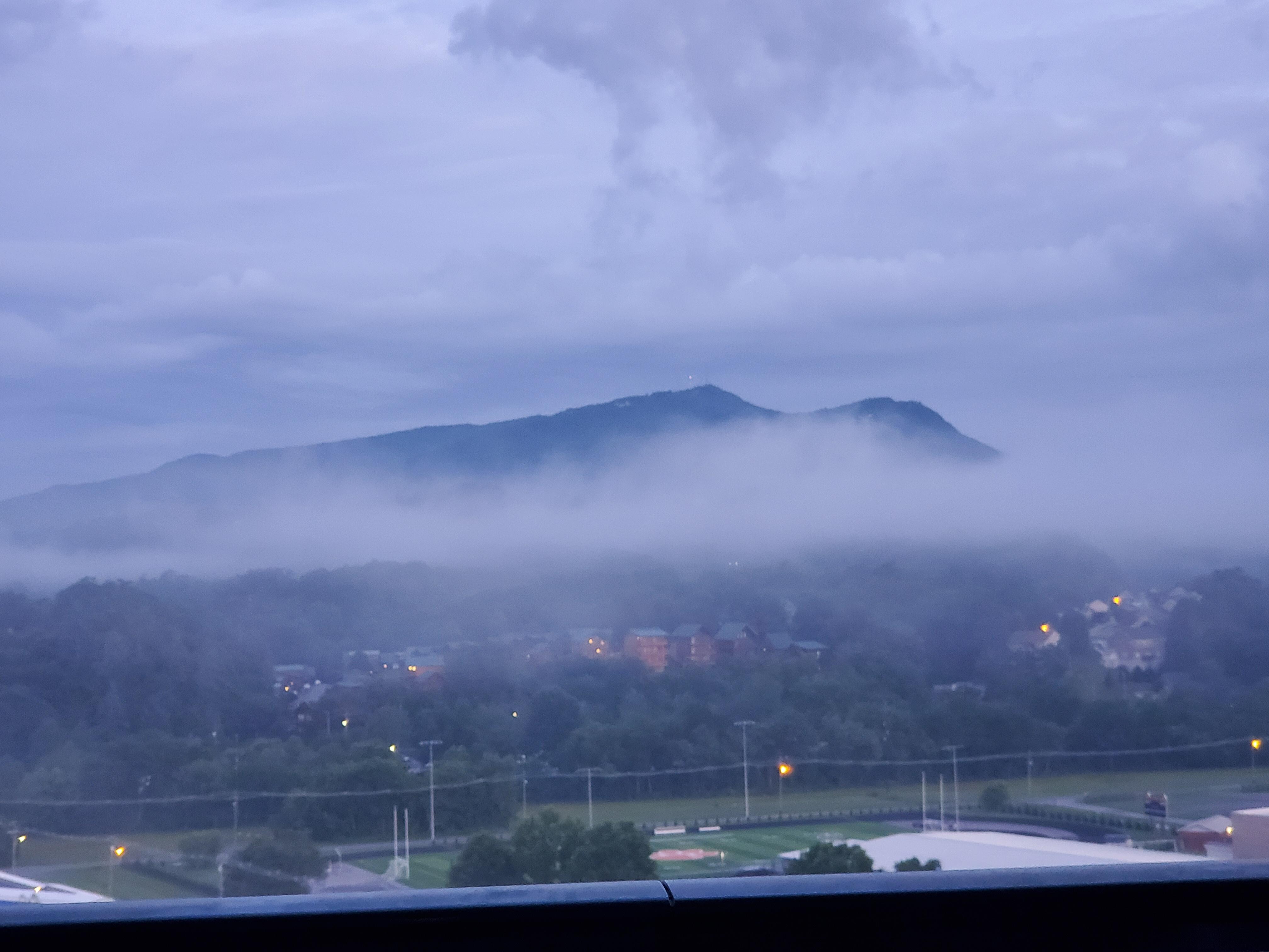 Condo balcony view