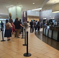 This was the shortest line the entir time we were here.