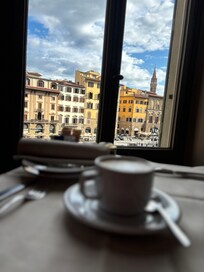 My view at breakfast from the hotel.