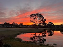Sunrise from the dining room