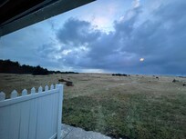 View from the guest house