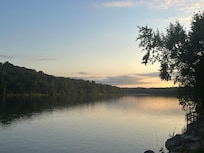 Sunset from the fire pit