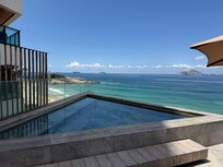 Kleiner Pool auf der Dachterrasse