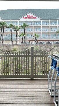 This was the hotel with the partial view, because of the bar.