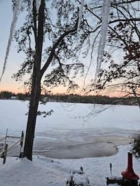 Sunrise on a cold winter's day.