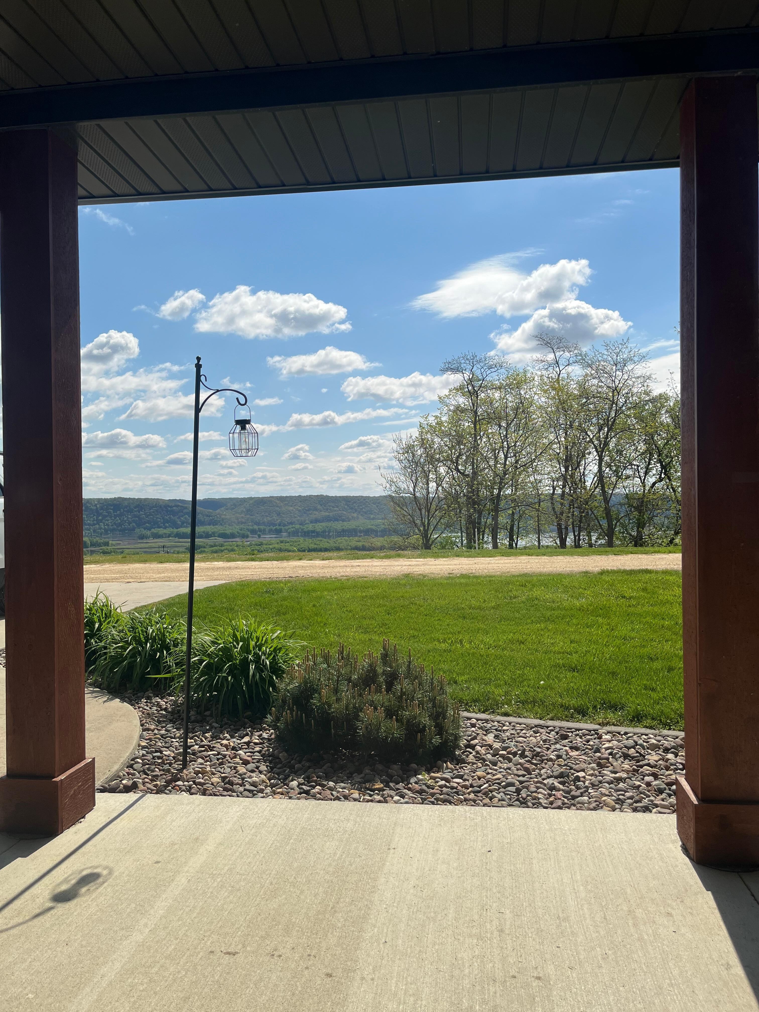 View from the front door 
