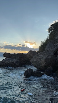 Not a sand beach