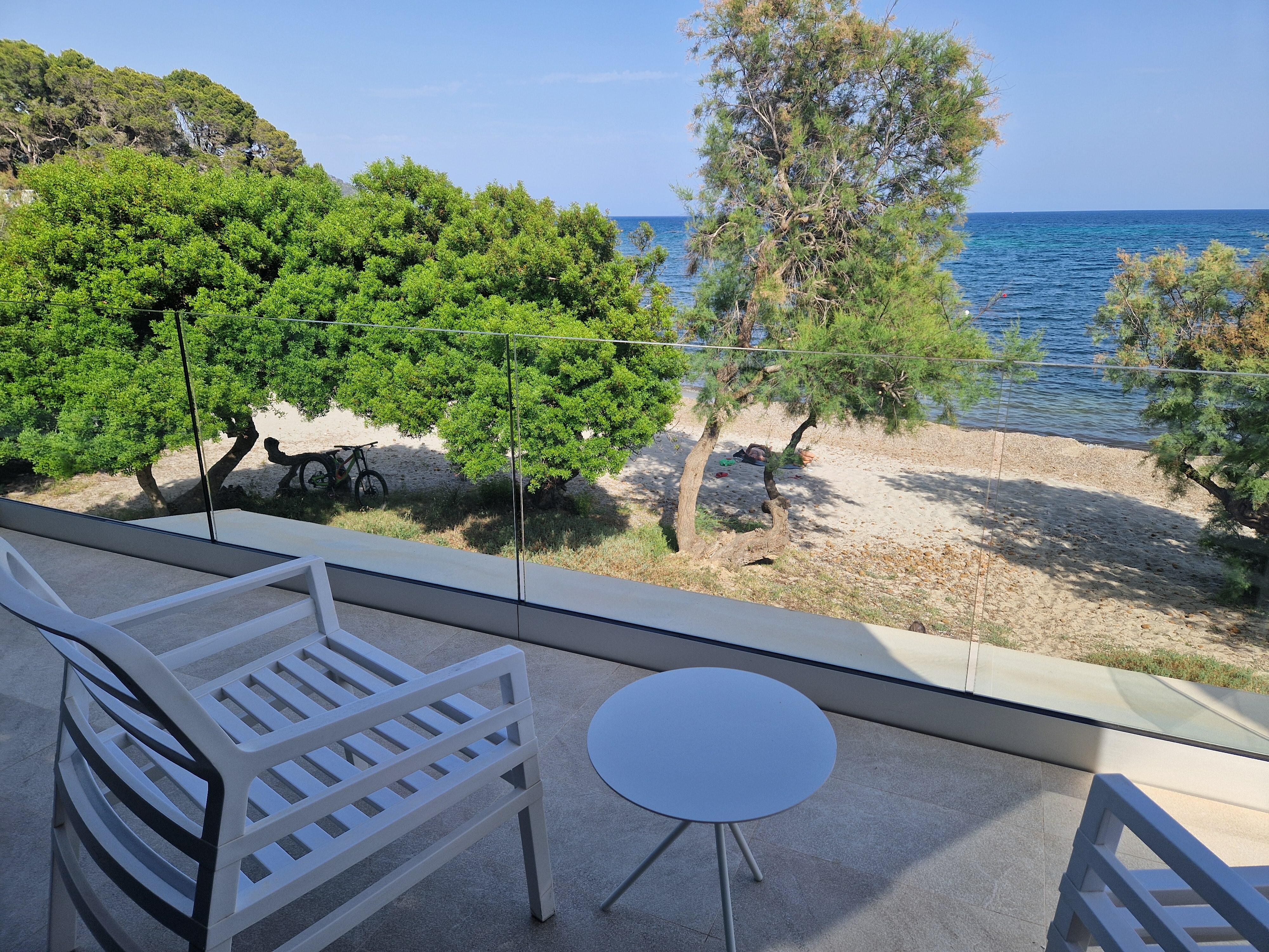 Blick vom Balkon