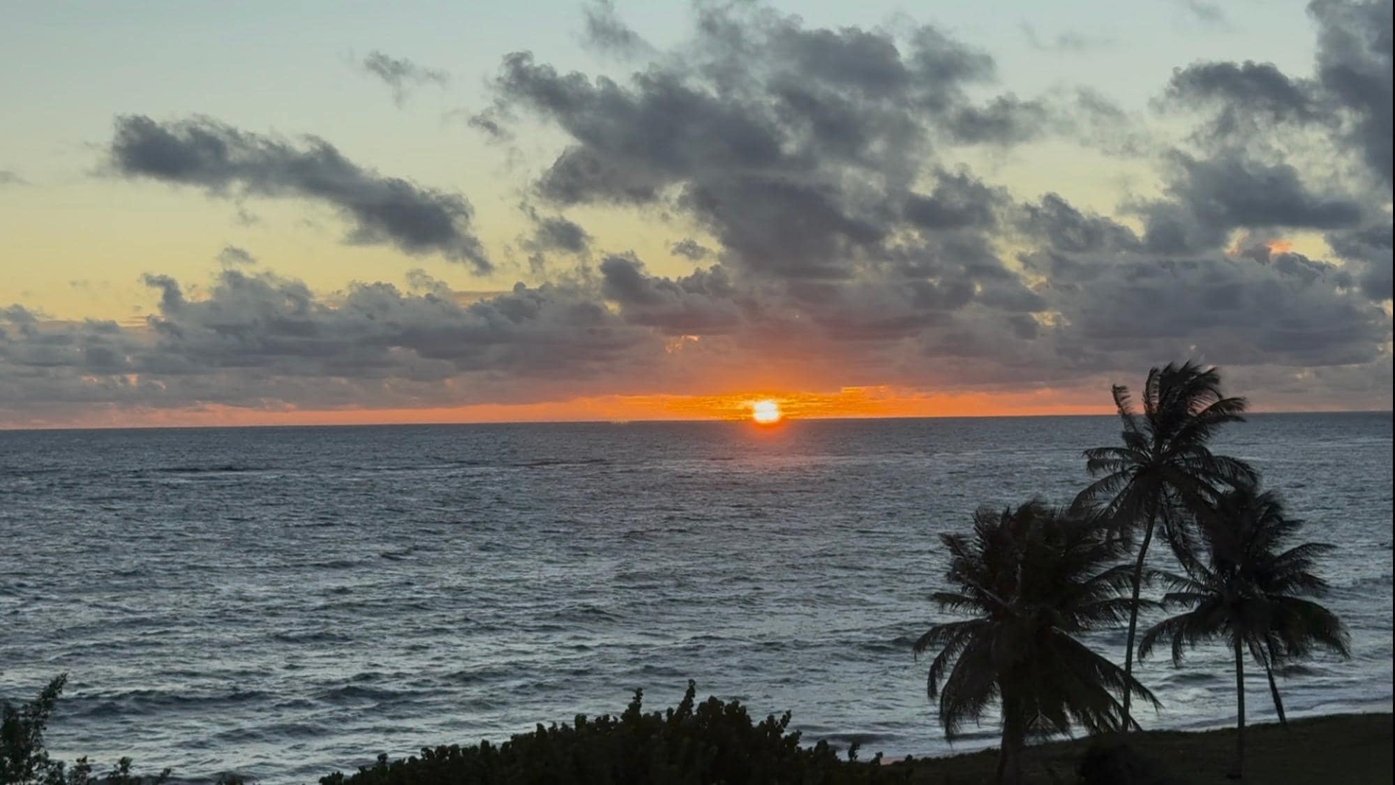 View from our room one morning