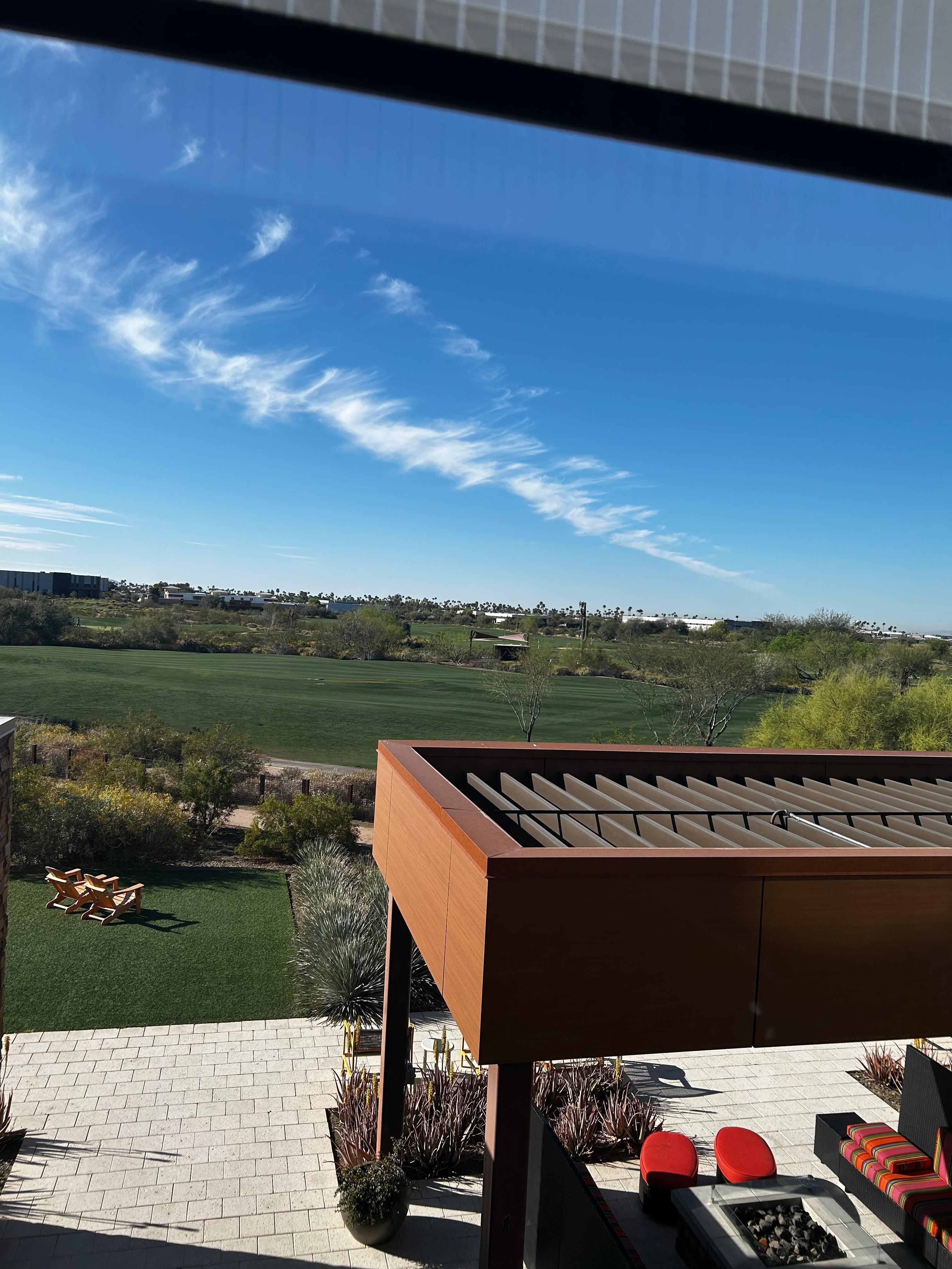 Great view from the room.