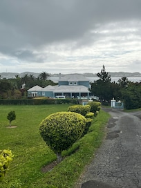 From the road side of the property. We stayed toward the left of the house.