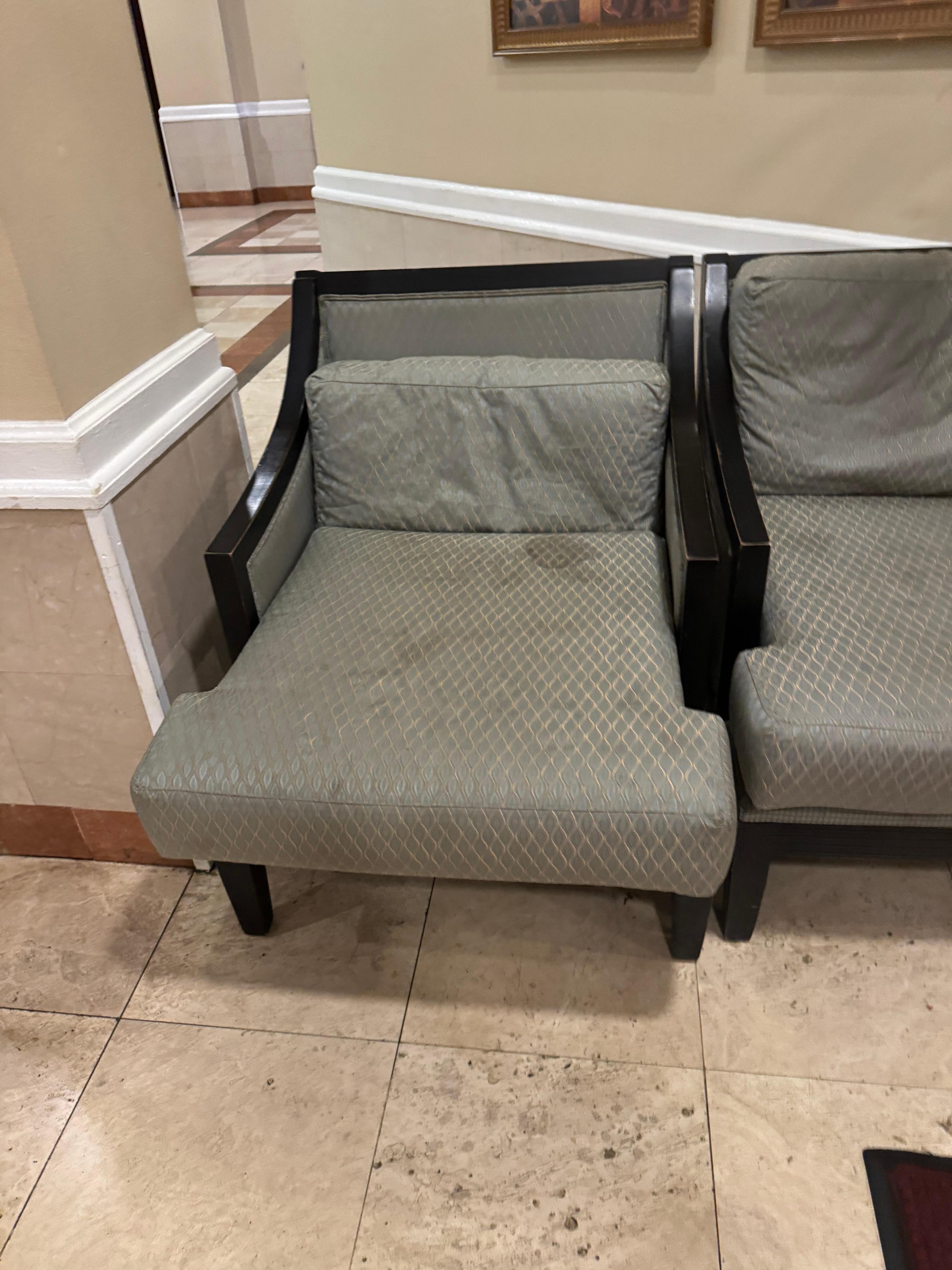 Chair in lobby